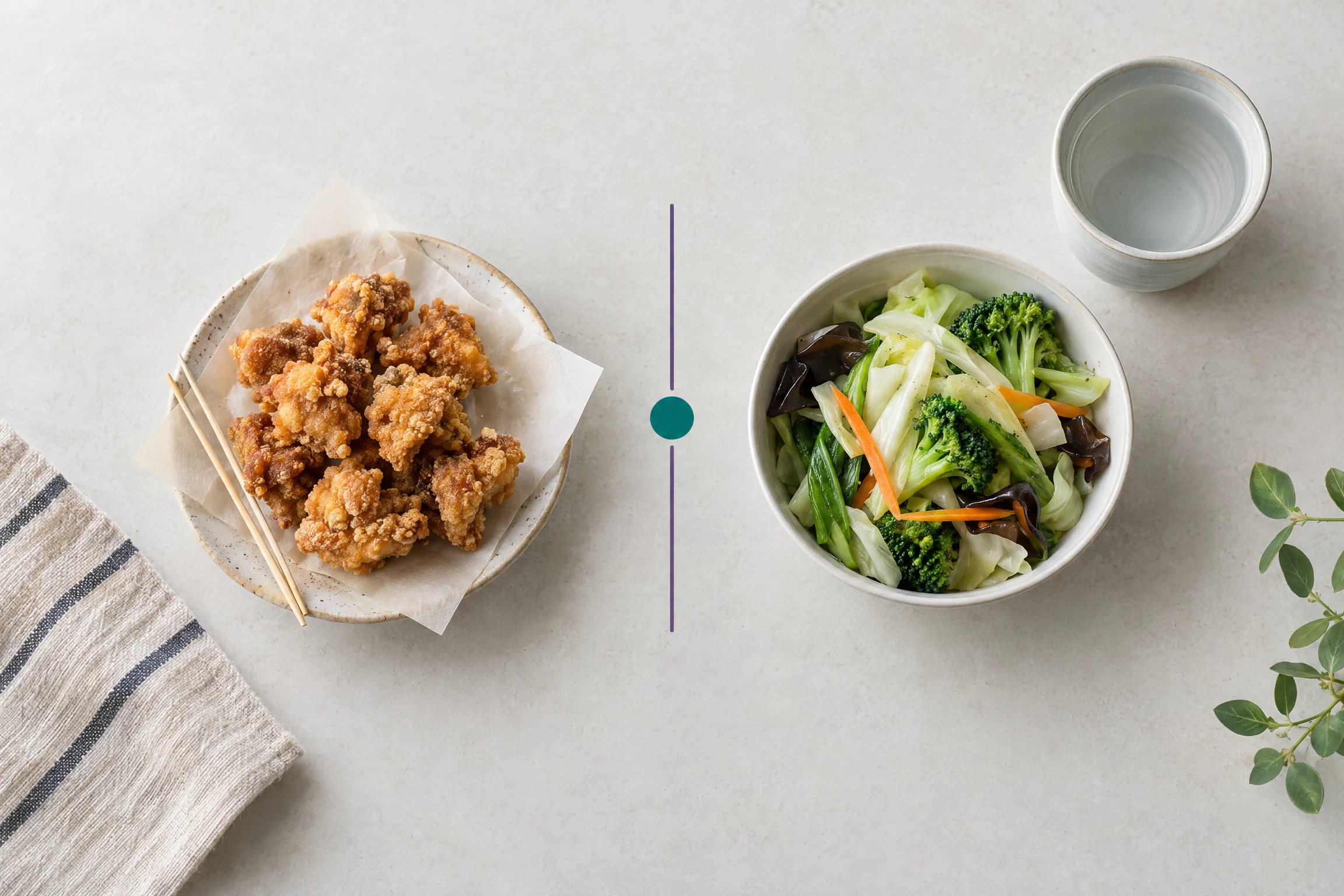 台灣夜市晚餐怎麼搭配？從炸物、主食、飲料到蔬菜的份量判斷流程